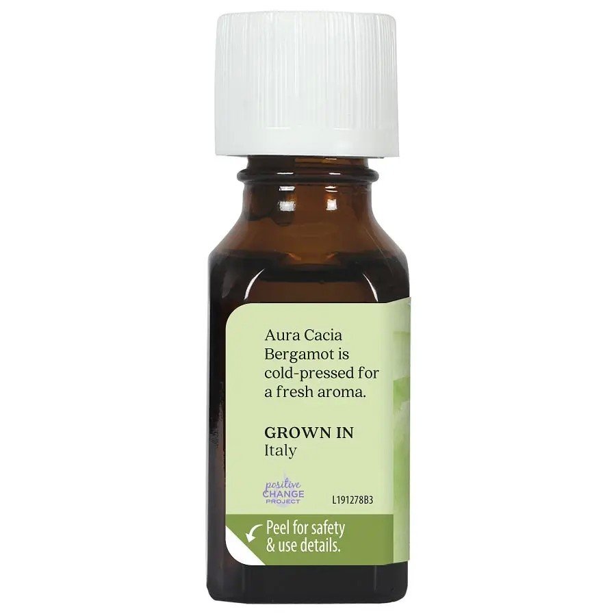 Aura Cacia Bergamot Essential Oil 0.5 Oil