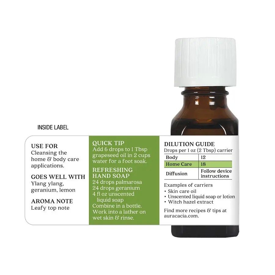 Aura Cacia Palmarosa 0.5 Oil