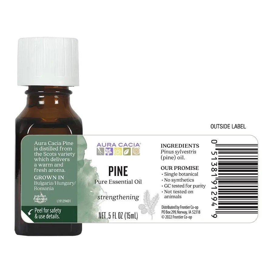 Aura Cacia Pine Essential Oil 0.5 Oil