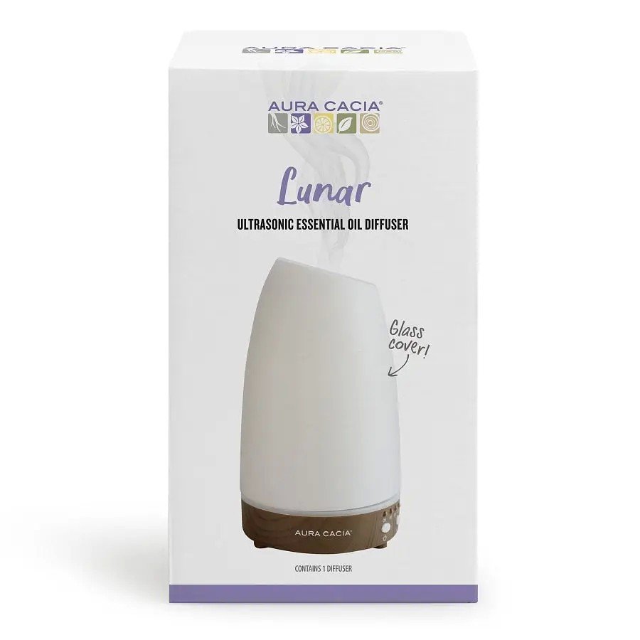 Aura Cacia Lunar Ultrasonic Essential Oil Diffuser 1 Box