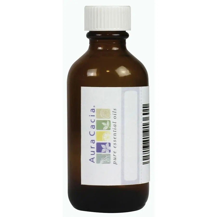 Aura Cacia Amber Bottle with Writable Label 2 oz Bottle