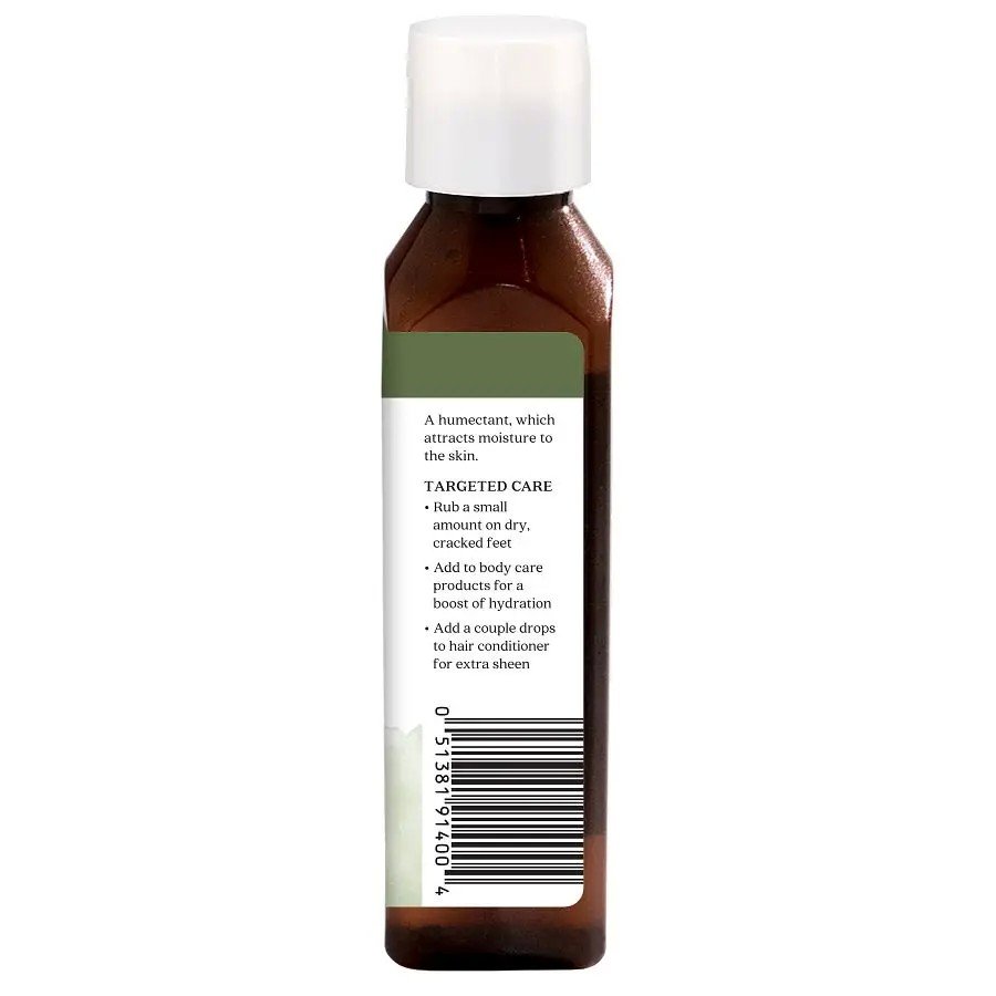 Aura Cacia Organic Vegetable Glycerin Skin Care Oil 4 fl oz Liquid