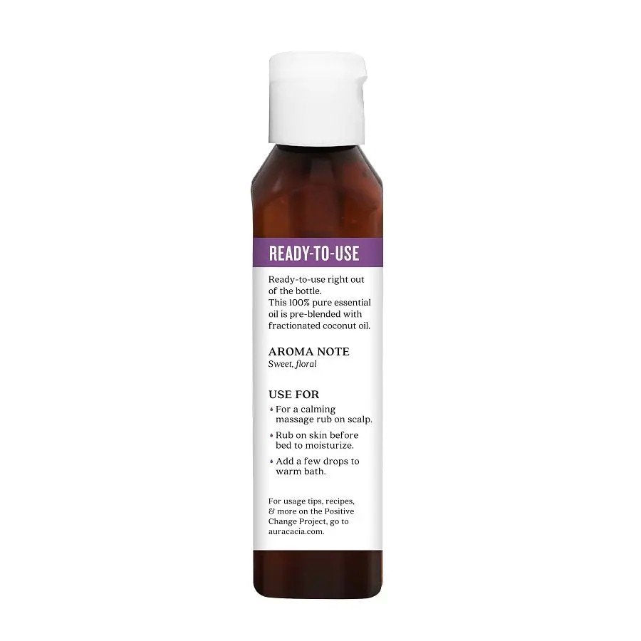 Aura Cacia Ready To Use Essential Oil Lavender 4 fl oz Liquid