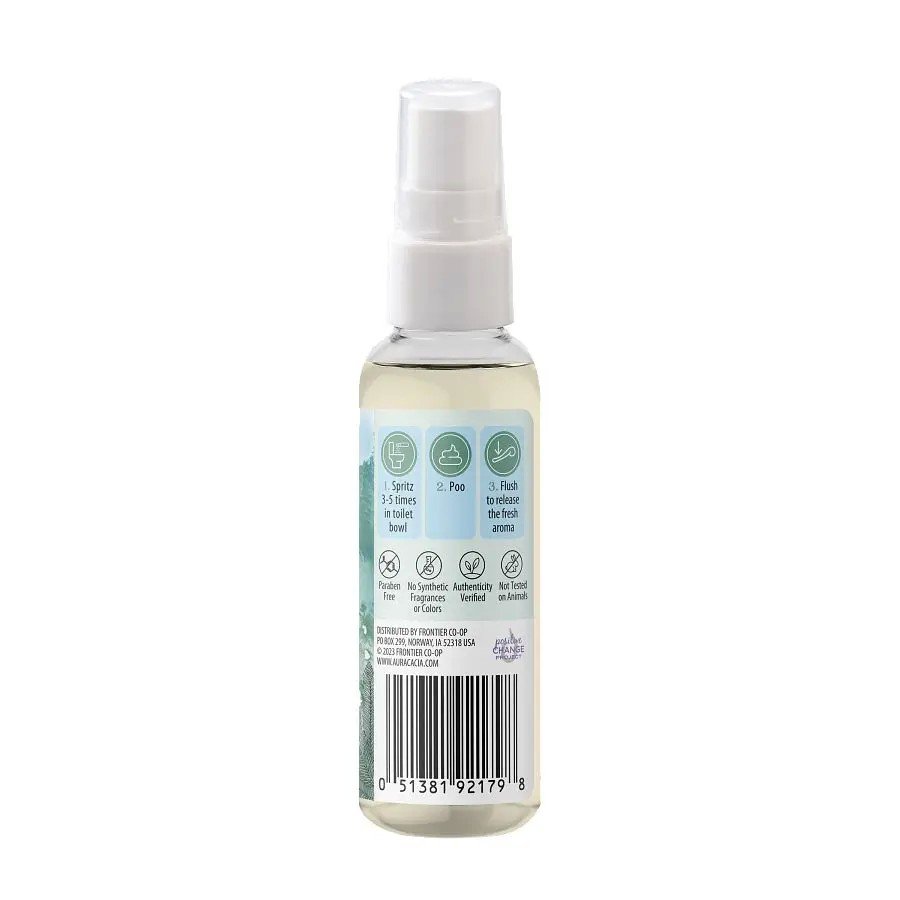 Aura Cacia Fresh Toilet Spray 2 fl oz Spray