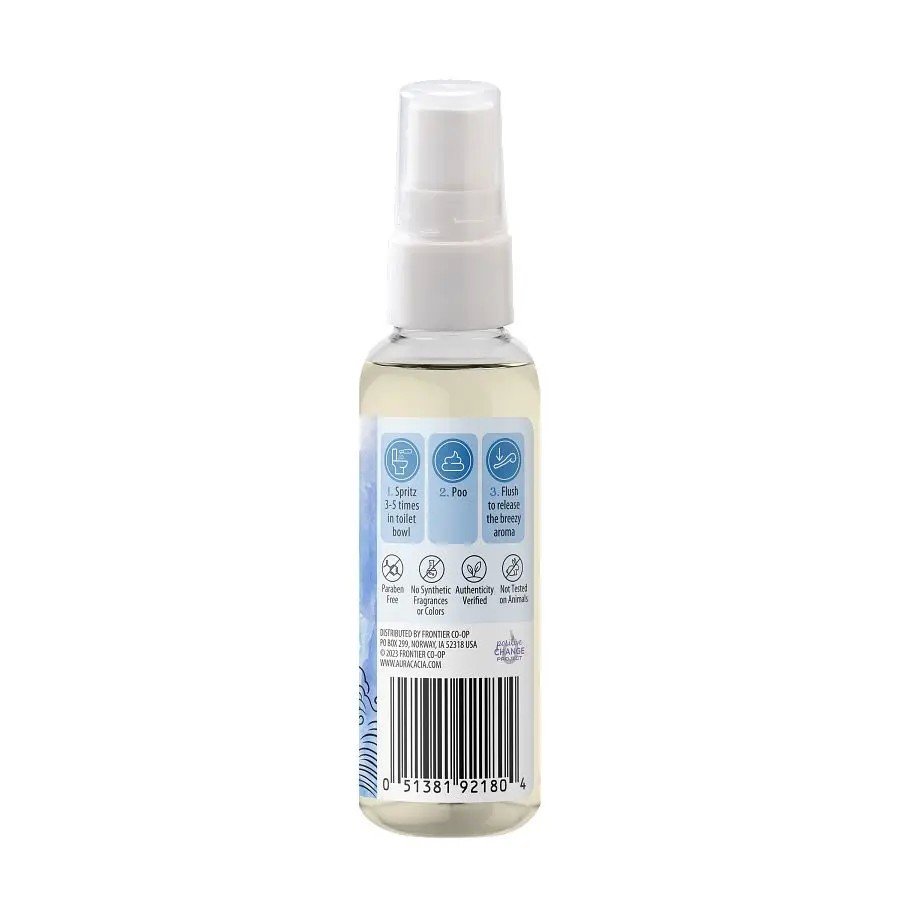 Aura Cacia Ocean Air Toilet Spray 2 fl oz Spray