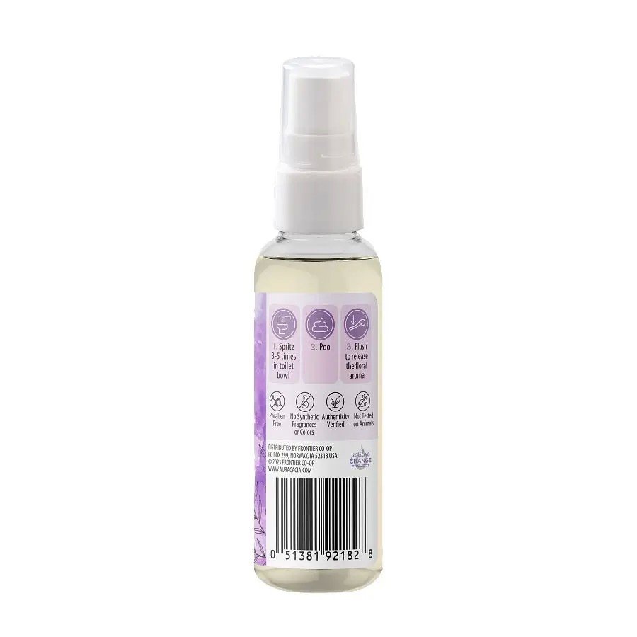 Aura Cacia Fresh Floral Toilet Spray 2 fl oz Spray