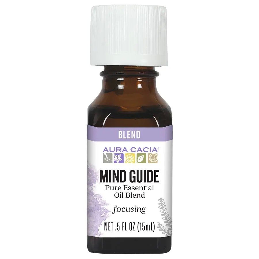 Aura Cacia Essential Oil Blend Mind Guide 0.5 fl oz Oil