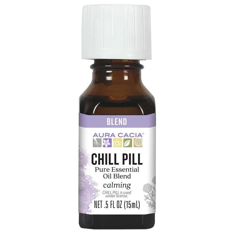 Aura Cacia Essential Oil Blend Chill Pill 0.5 fl oz Oil