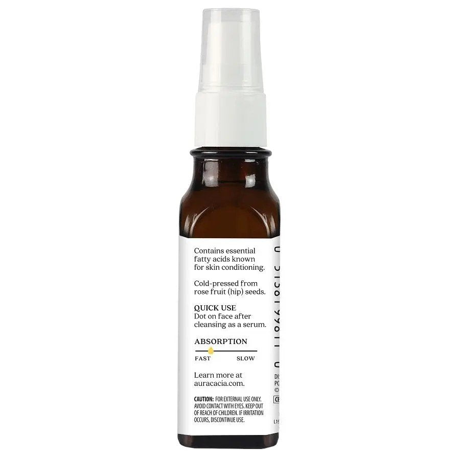 Aura Cacia Organic Rosehip Skin Care Oil 1 fl oz Oil