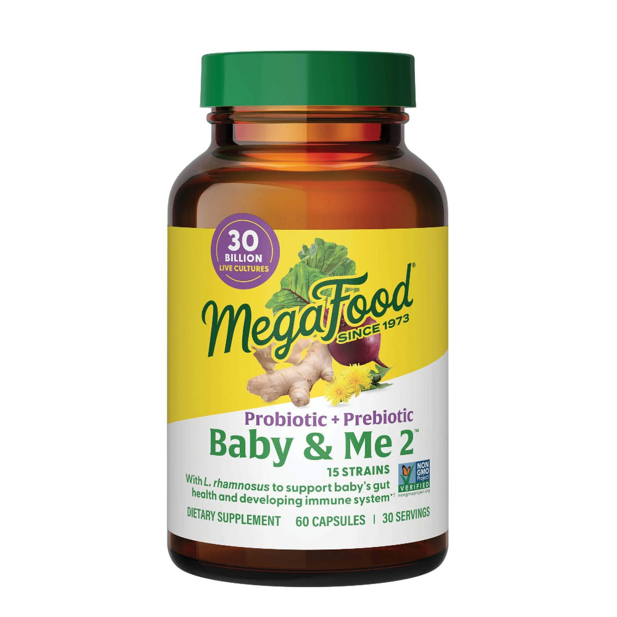 MegaFood MegaFlora for Baby & Me 60 Capsule