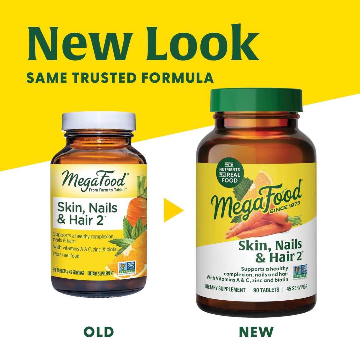 MegaFood Skin, Nails &amp; Hair 2 90 Tablet