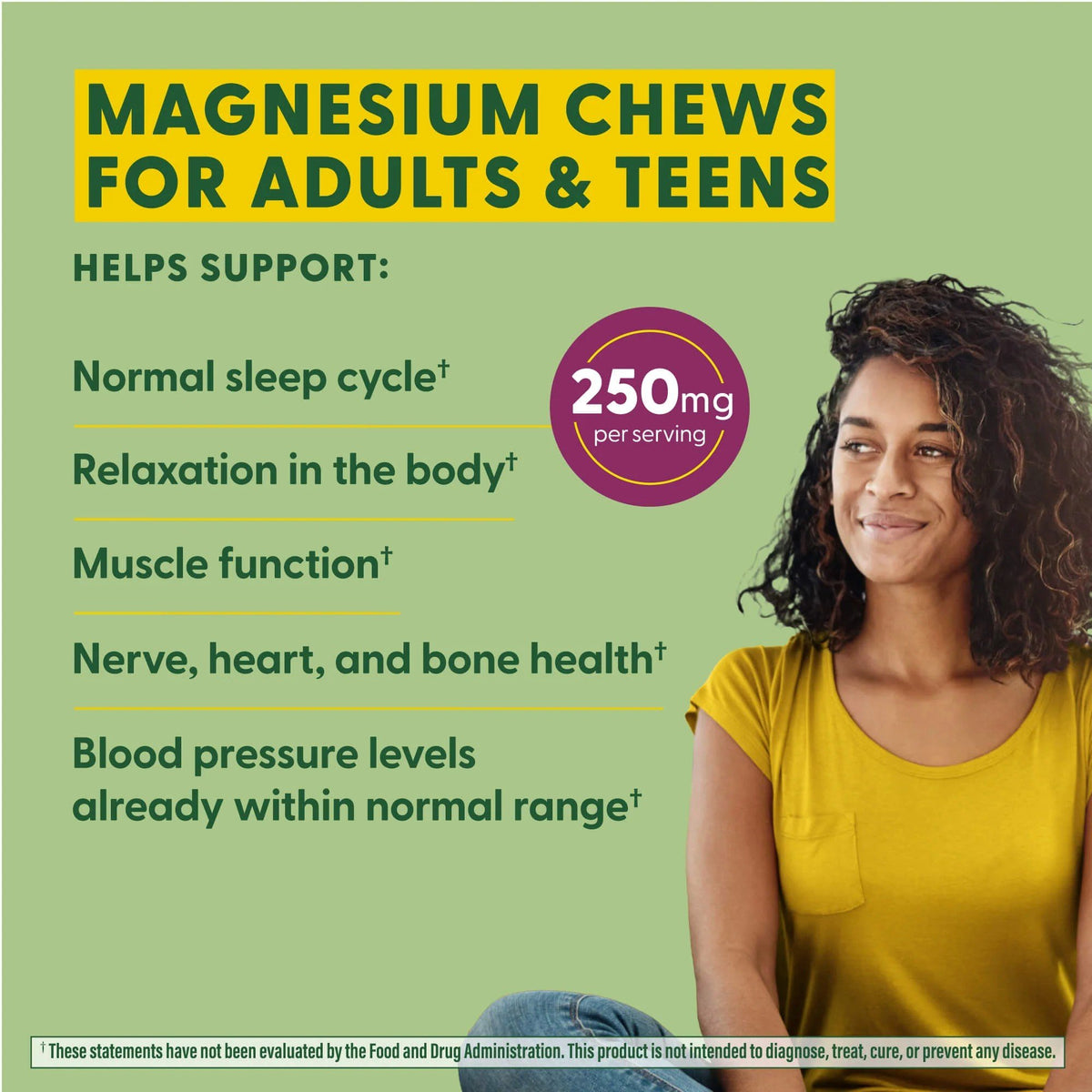 MegaFood Relax + Calm Magnesium Soft Chews Grape Flavor 30 Soft Chews