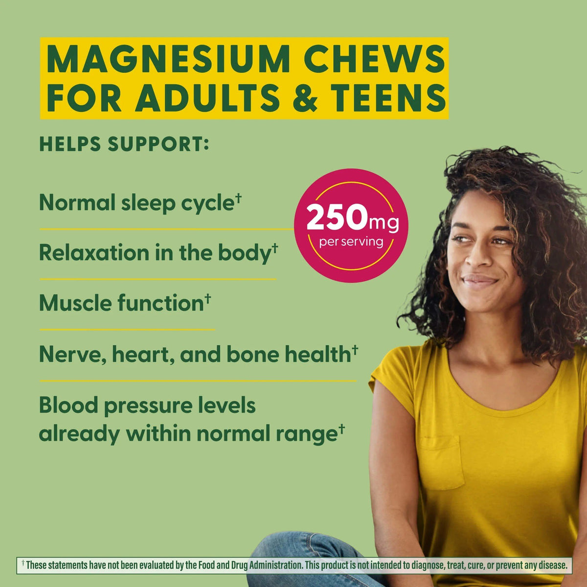 MegaFood Relax + Calm Magnesium Soft Chews Strawberry 30 Chewable