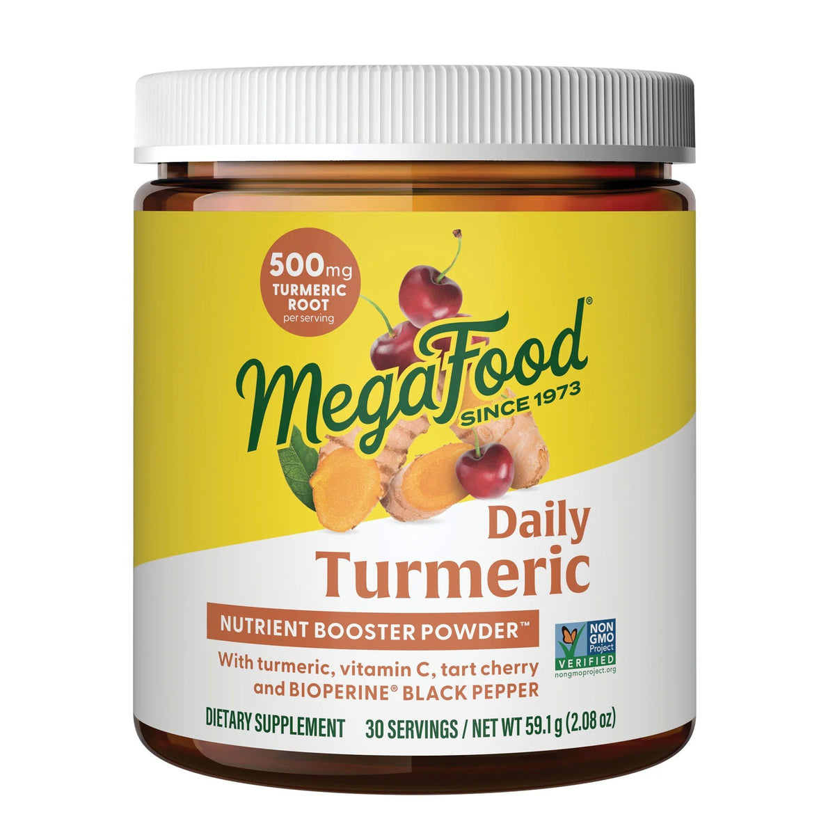 MegaFood Daily Turmeric Nutrient Booster Powder 2.08 oz Powder