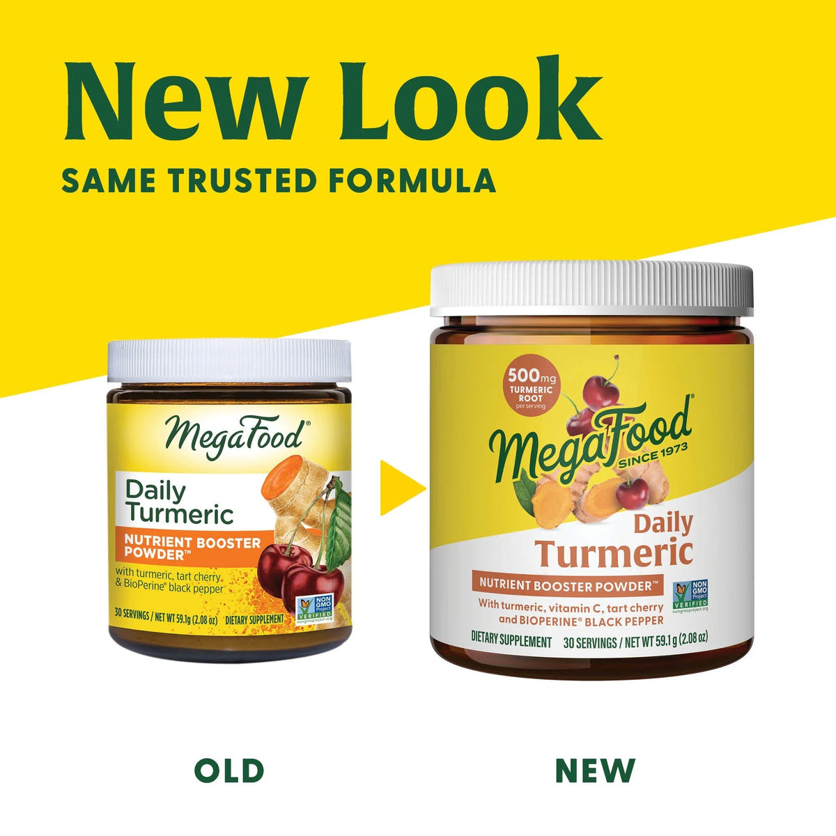 MegaFood Daily Turmeric Nutrient Booster Powder 2.08 oz Powder