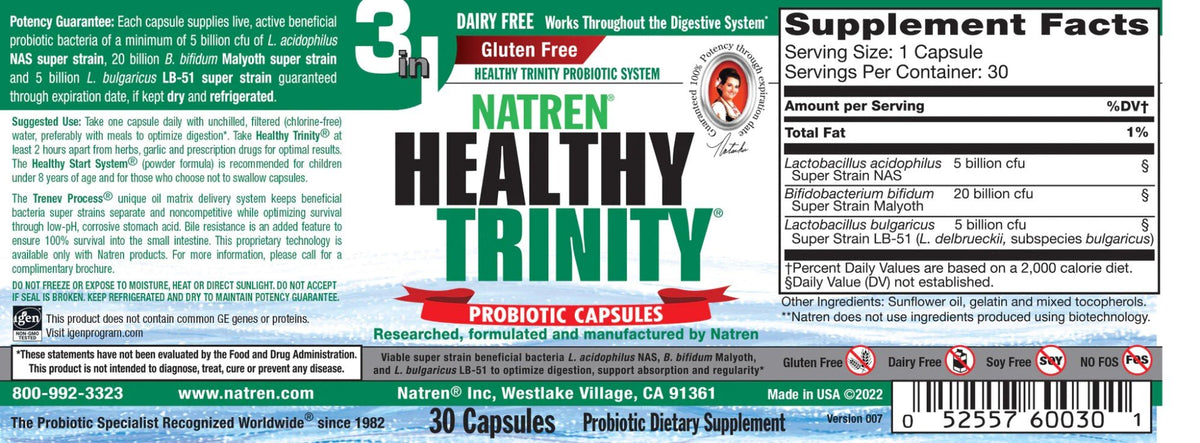 Natren Healthy Trinity 30 Capsule