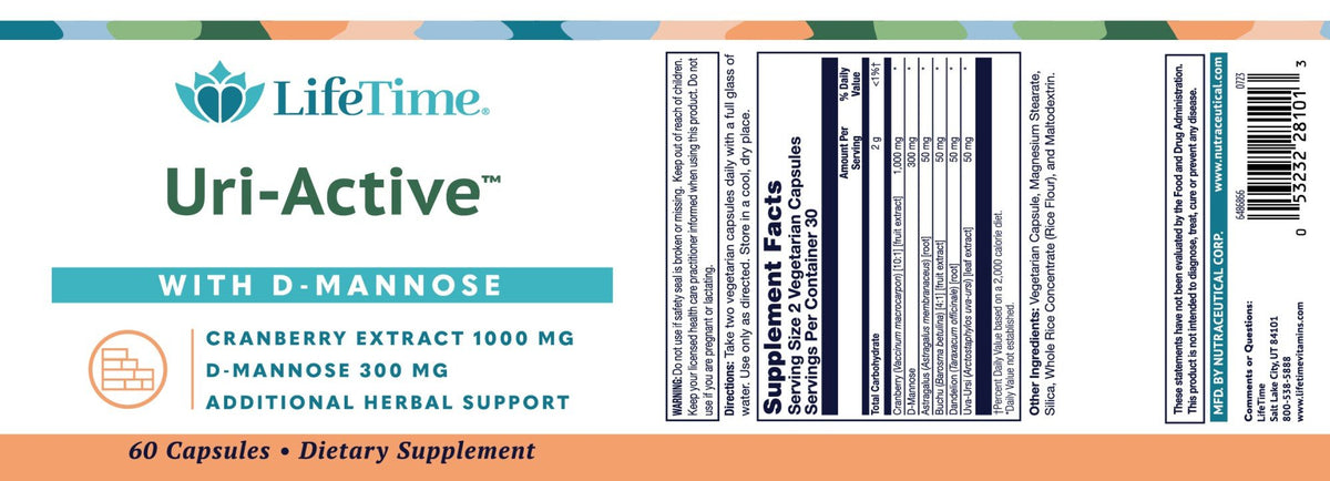 LifeTime Uri-Active 60 Capsule