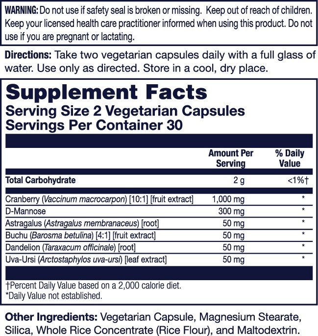 LifeTime Uri-Active 60 Capsule