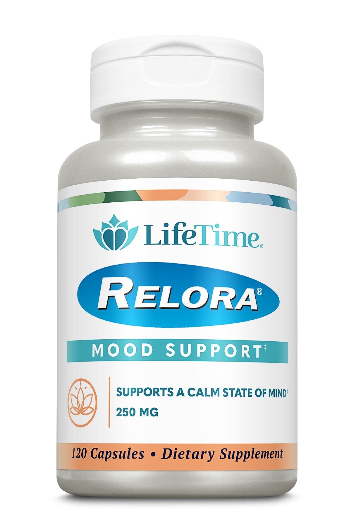 LifeTime Anti Anxiety Relora 250 mg Anxiety Appetite Control 120 Capsu