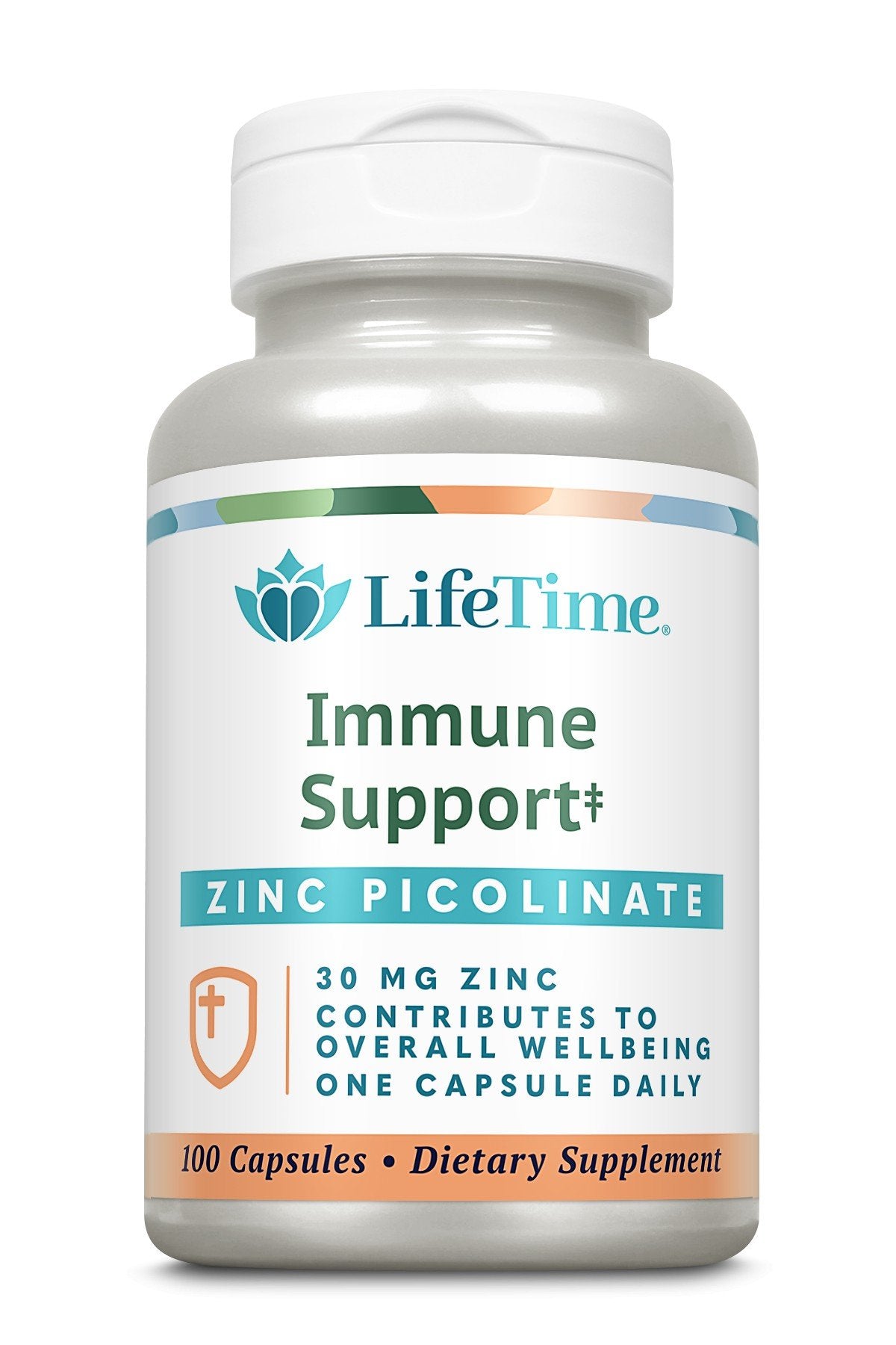 LifeTime Immune Support Zinc Picolinate 30mg 100 Capsule