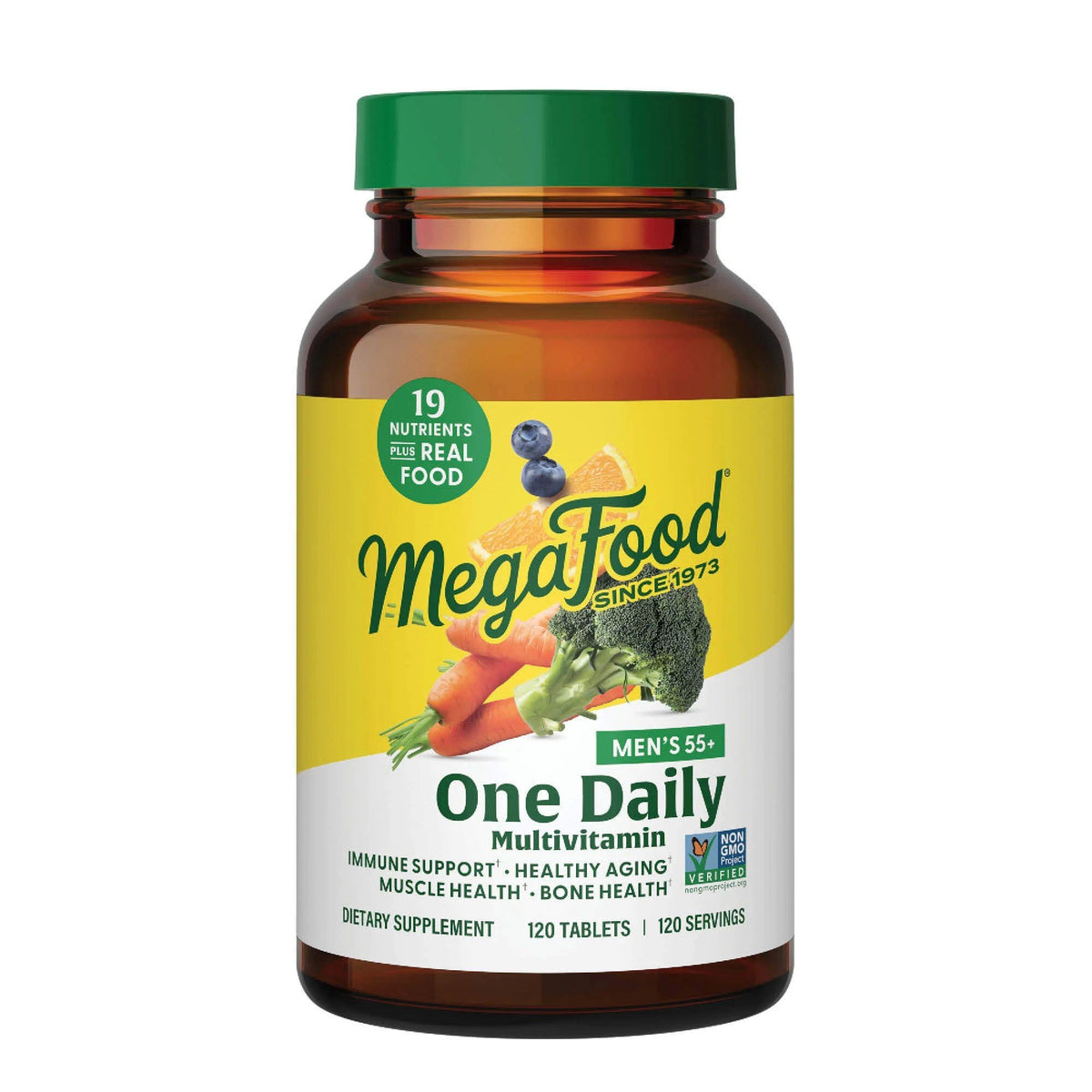 MegaFood Men Over 55 One Daily 120 Tablets