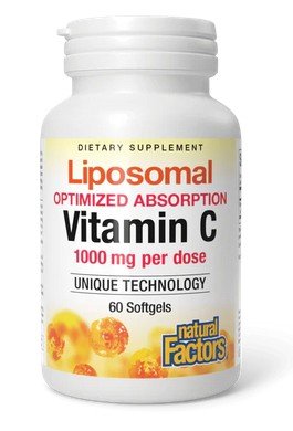 Natural Factors Liposomal Vitamin C 60 Softgel