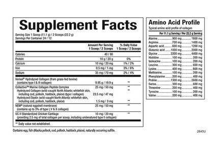 Natural Factors Total Body Multi Collagen Protein Unflavored 9.41 oz Powder