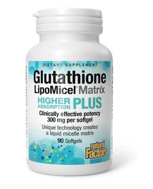 Natural Factors Glutathione Lipomicel Matrix 90 Softgel