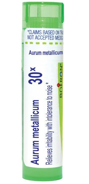 Boiron Aurum Metallicum 30X Homeopathic Single Medicine For Stress & Sleep 80 Pellet