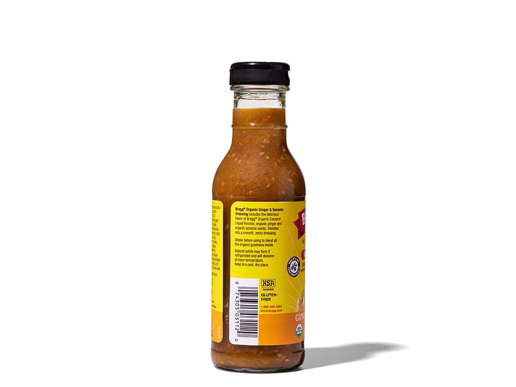 Bragg Ginger & Sesame Organic Salad Dressing 12 oz Liquid