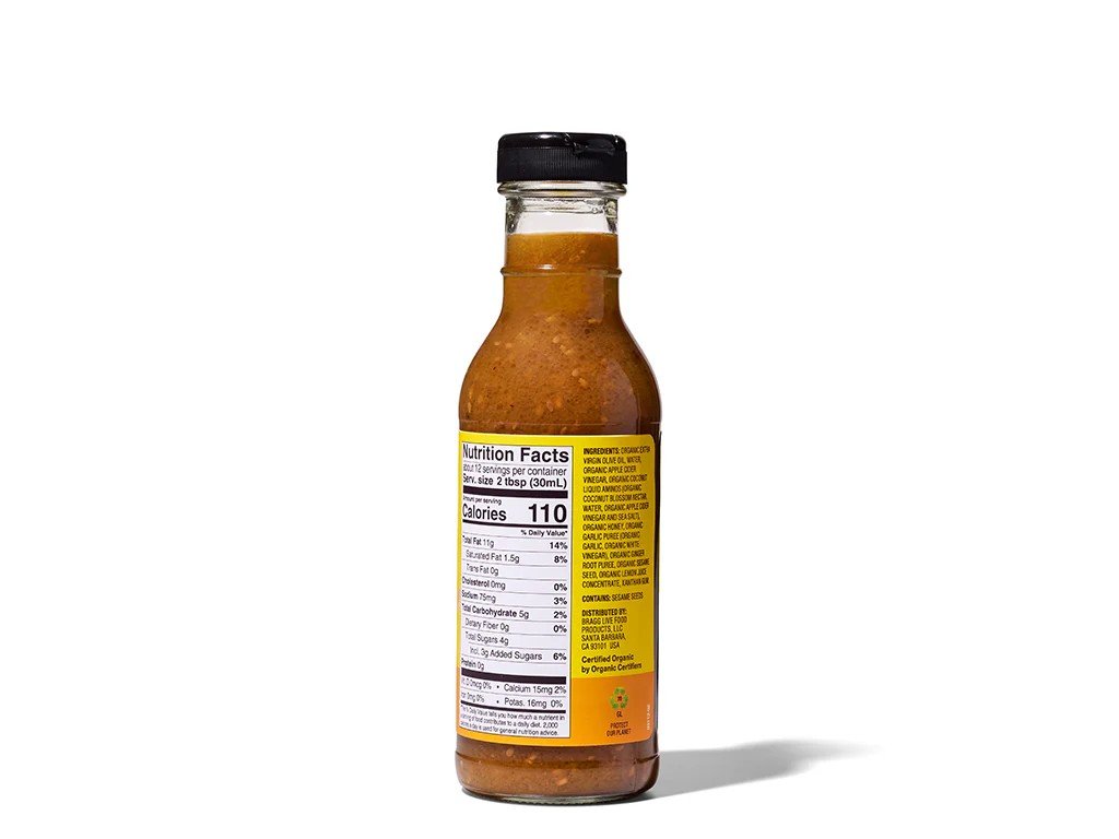 Bragg Ginger & Sesame Organic Salad Dressing 12 oz Liquid