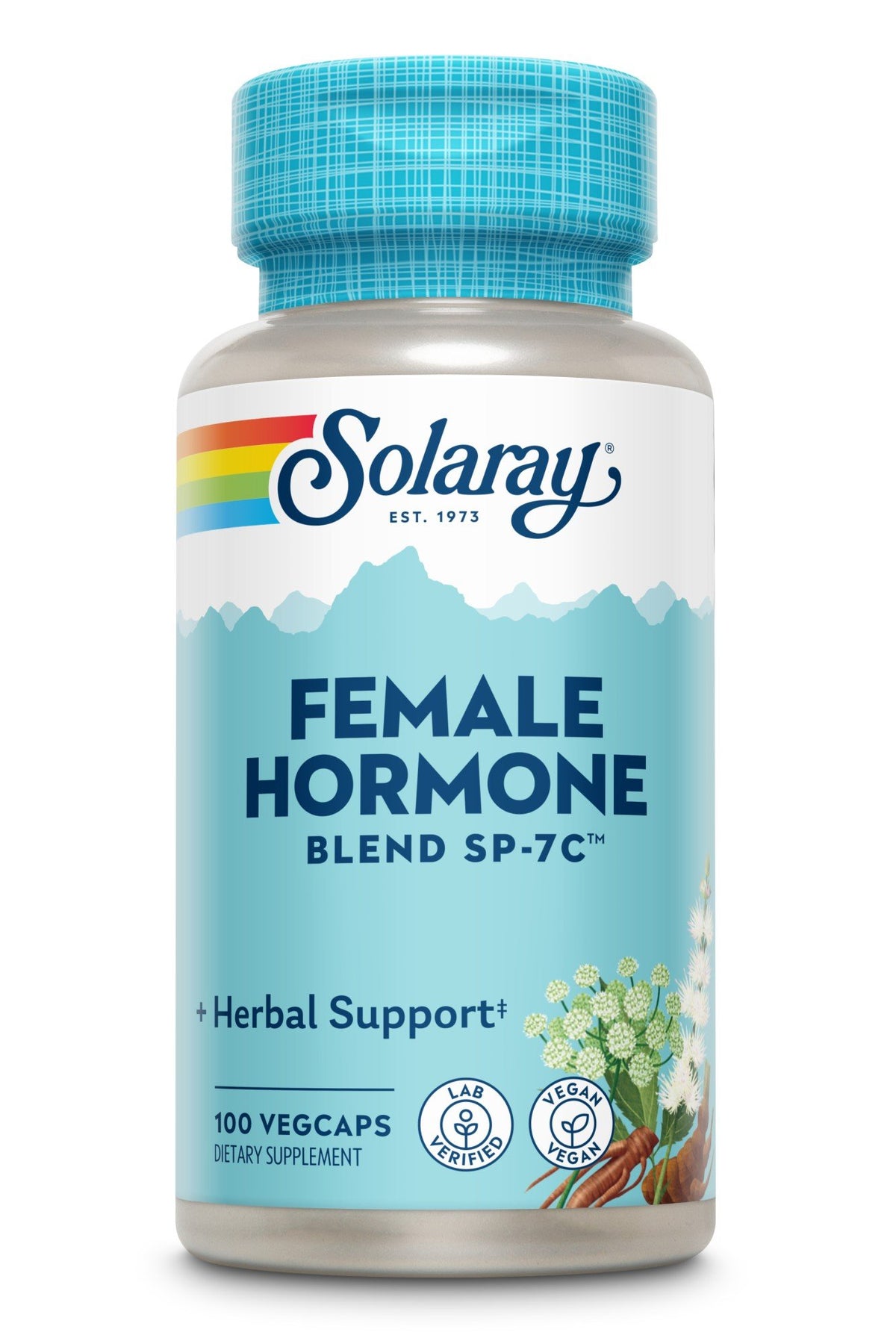 Female Hormone Blend SP-7C | Solaray | Herbal Support | Vegan | Dietary Supplement | 100 VegCaps | VitaminLife