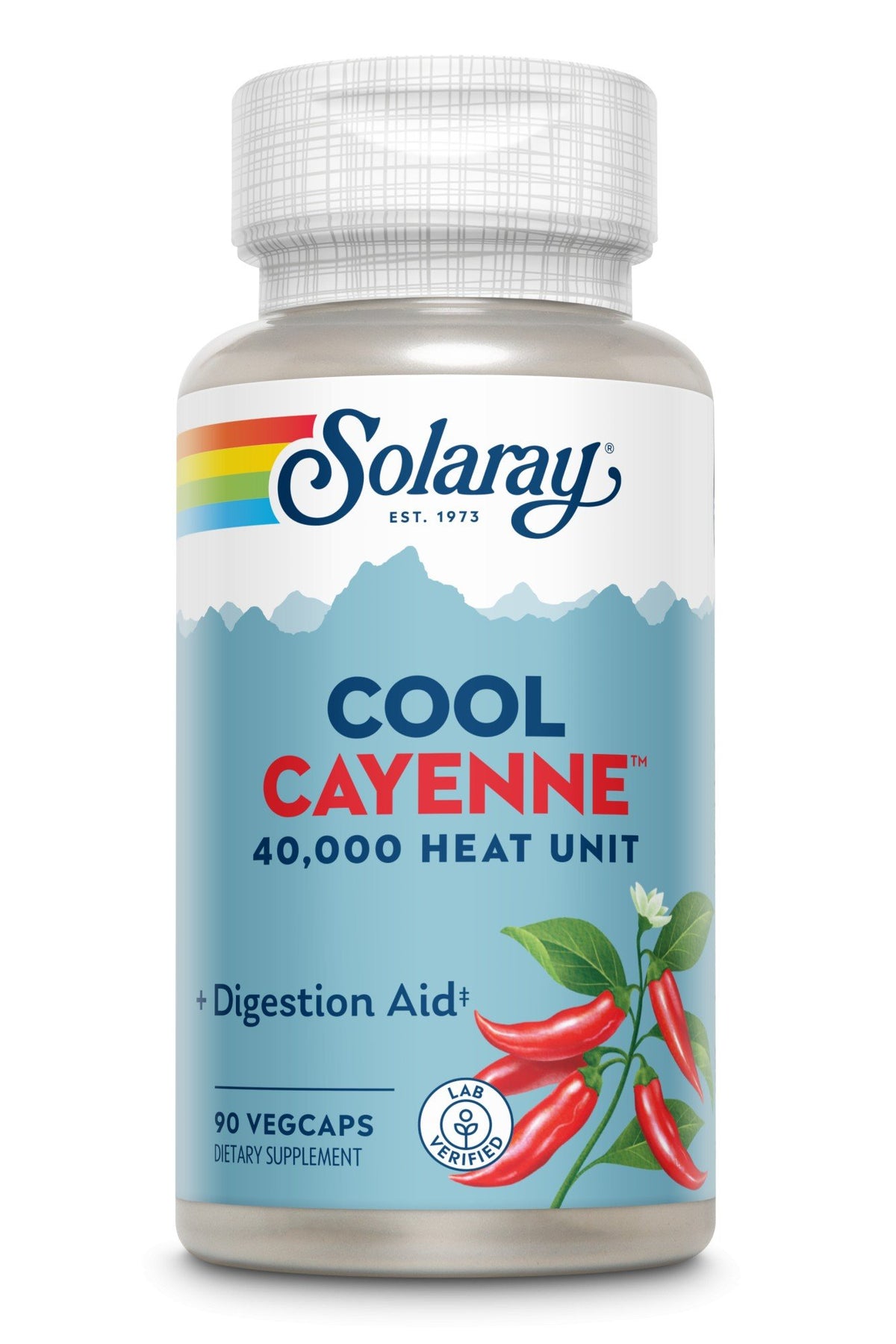 Solaray Cool Cayenne 40,000 HU 90 Vegetarian Capsule