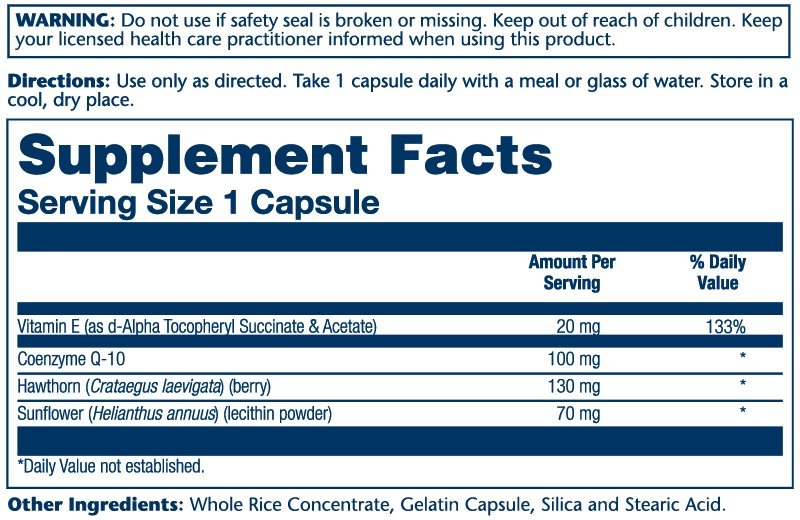 Solaray CoQ10 100mg 30 Capsule