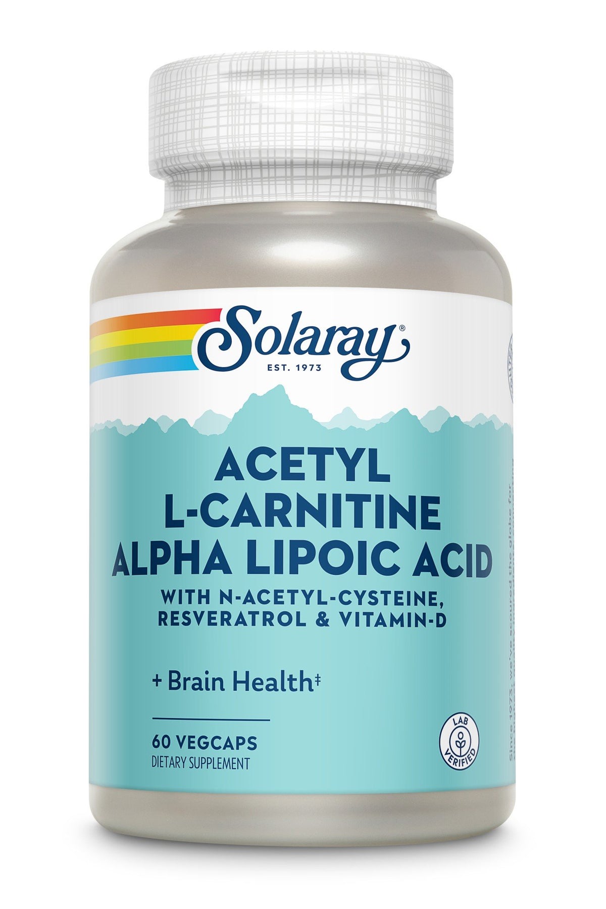 Solaray Acetyl L-Carnitine Alpha Lipoic Acid 60 VegCap