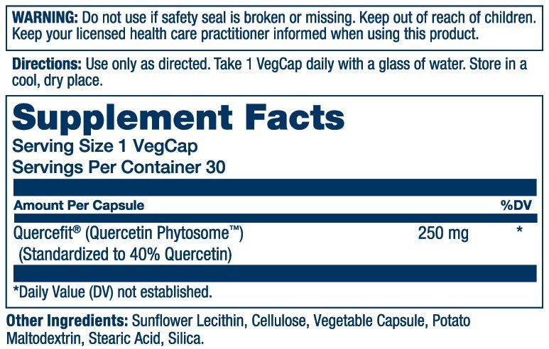 Solaray Prosorb Quercetin 20x V 30 VegCap