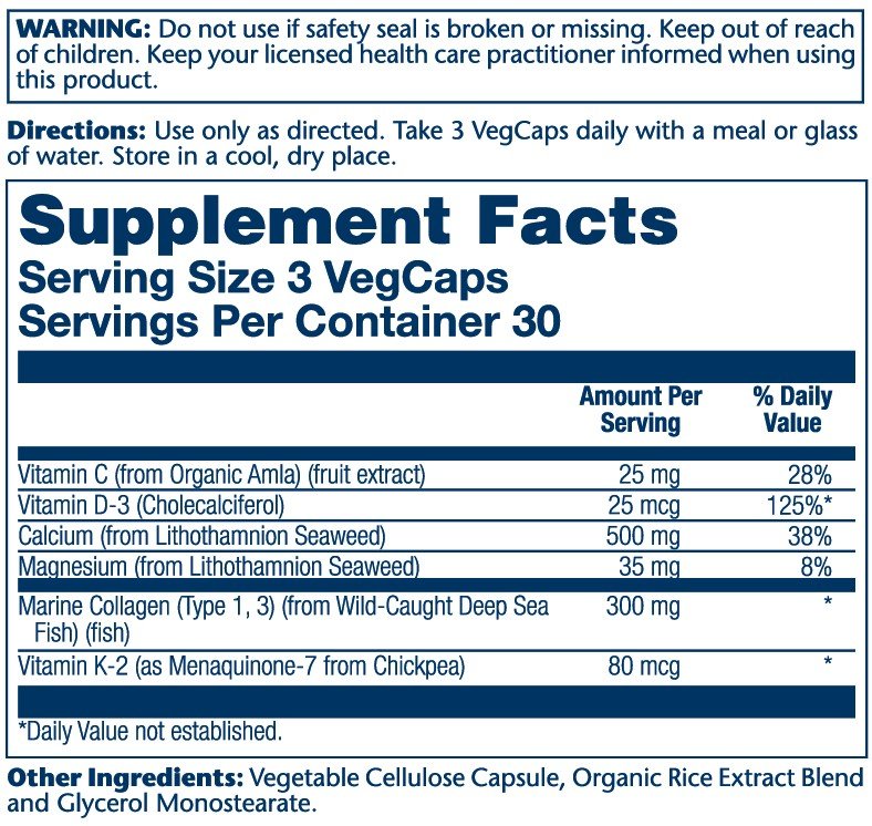 Solaray Collagen Bone Complete 90 VegCaps