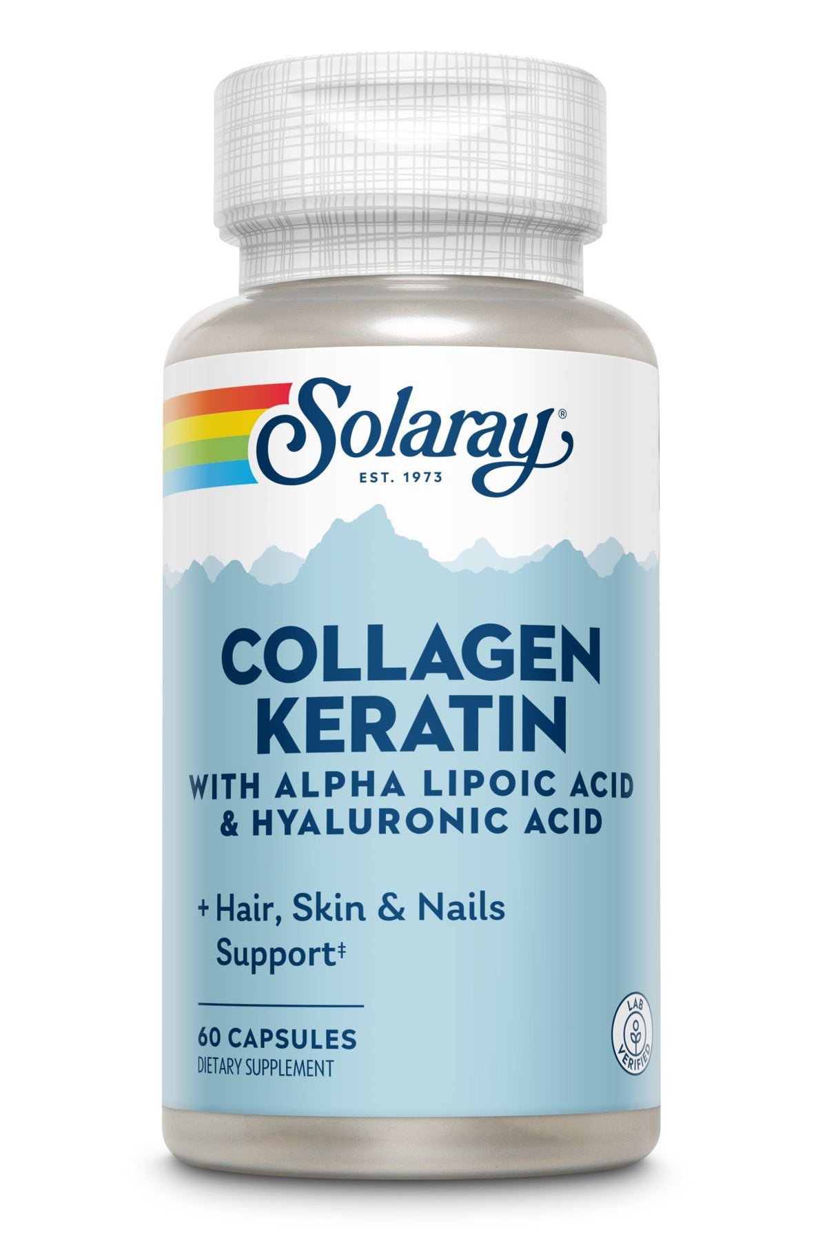 Solaray Collagen Keratin Type I,II, & III 60 Capsule