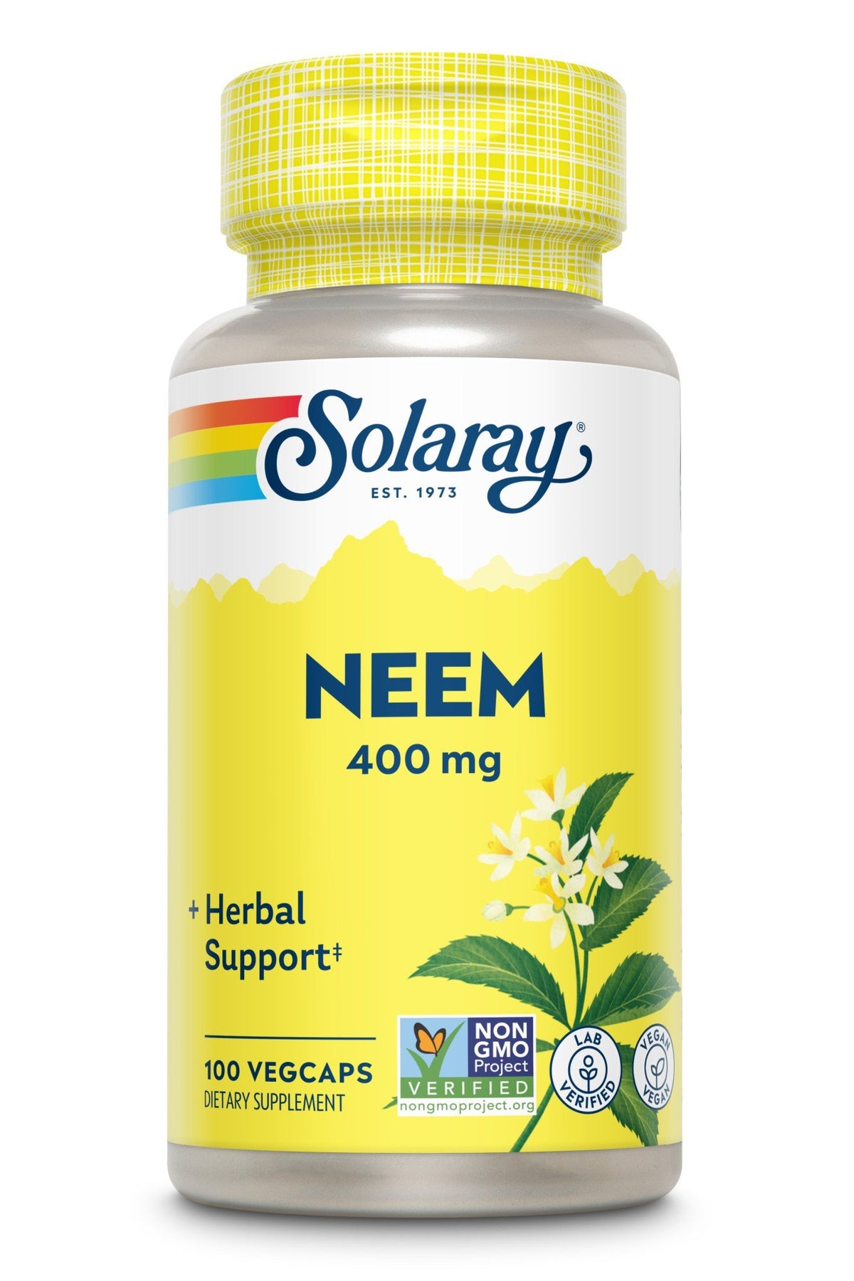 Solaray Organically Grown Neem Leaf 100 VegCap