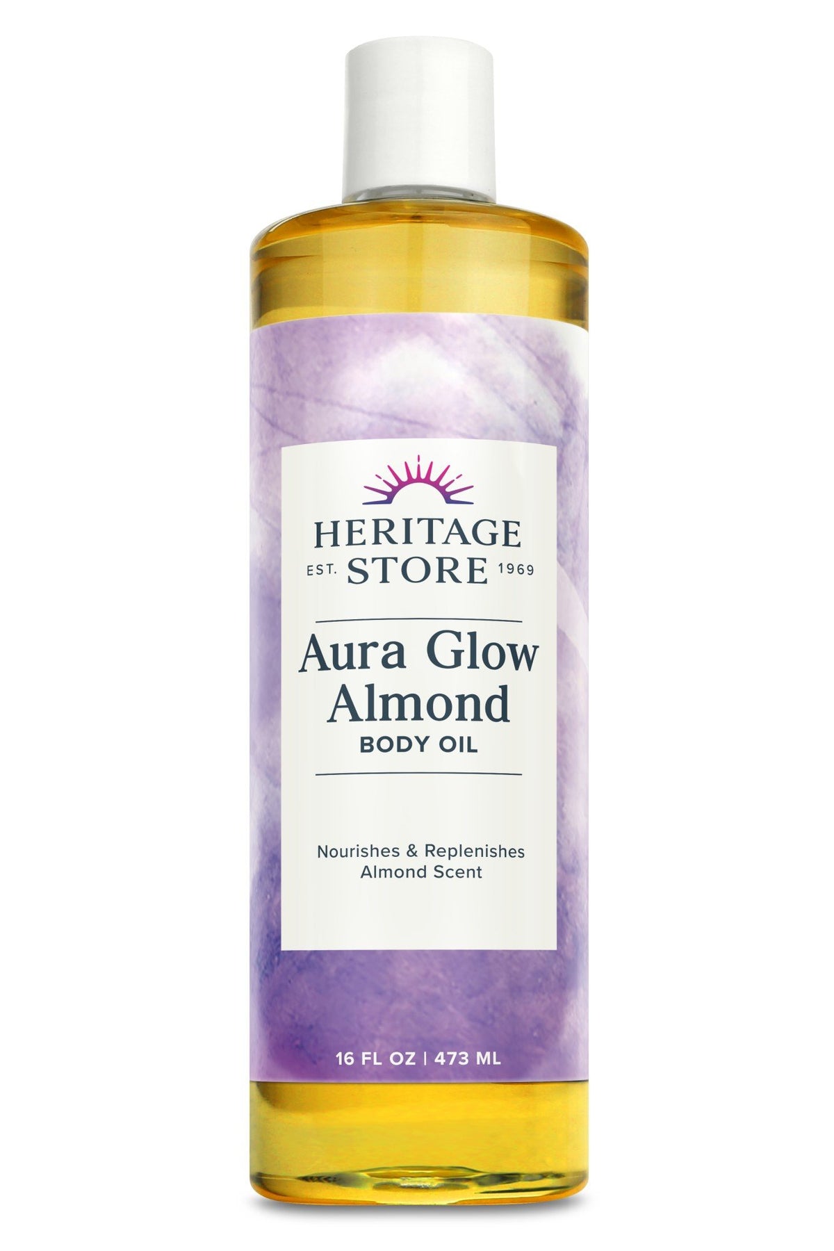 Heritage Store Aura Glow-Almond 16 oz Liquid