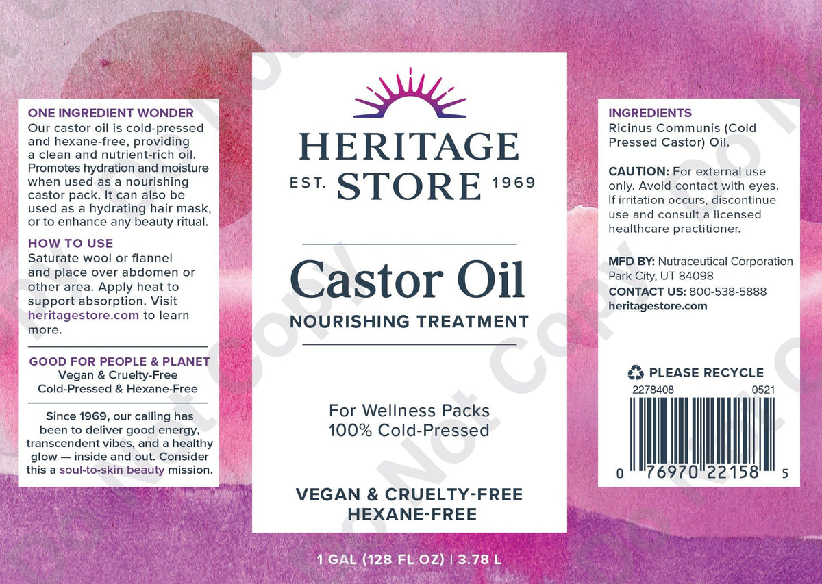 Heritage Store Castor Oil 1 gallon Oil