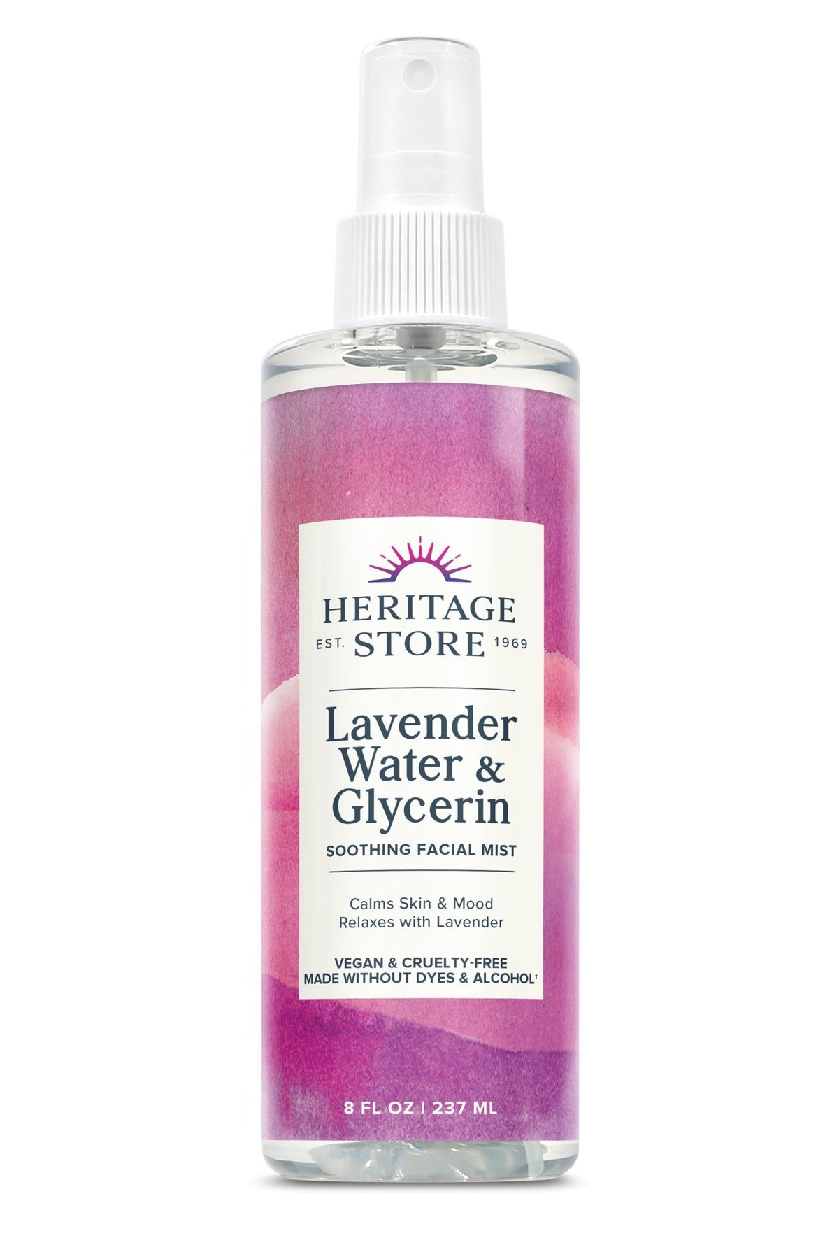 Heritage Store Lavender & Glycerin Water 8 oz Liquid