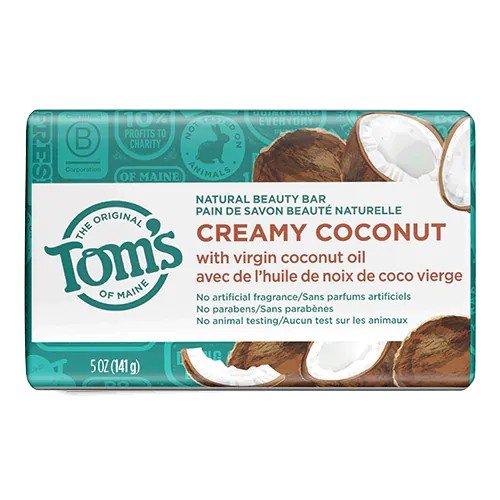 Tom's Of Maine Coconut Beauty Bar 5 oz Bar Soap