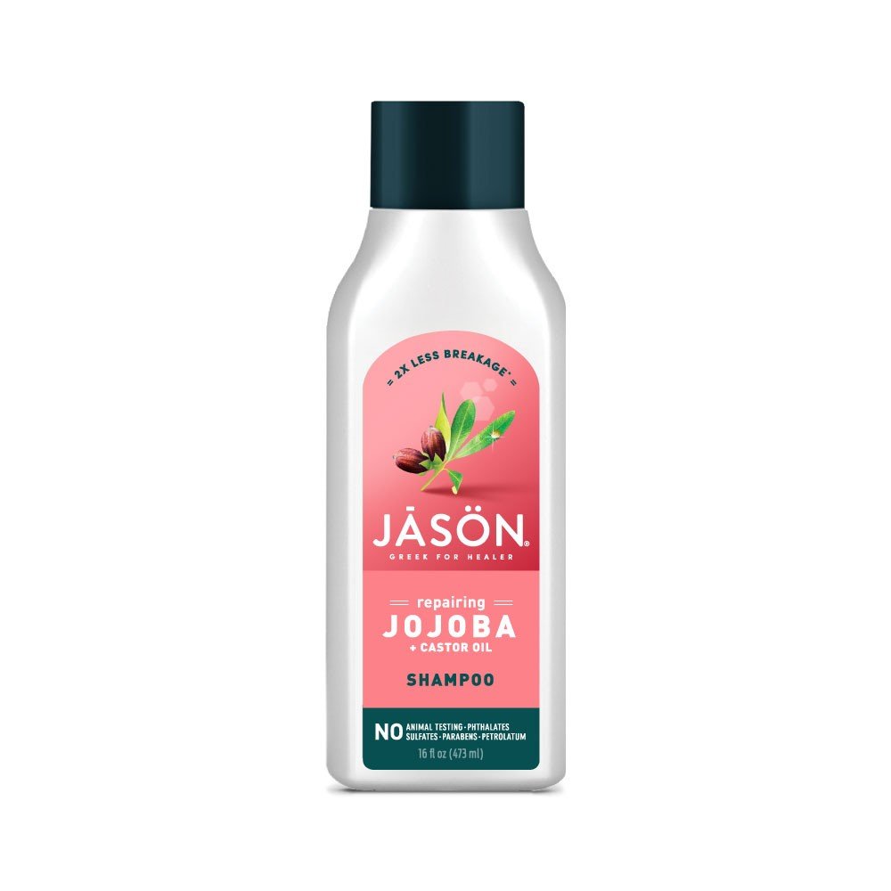 Jason Natural Cosmetics Repairing Jojoba + Castor Oil Shampoo 16 oz Liquid