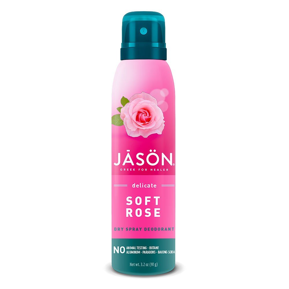 Jason Natural Cosmetics Deodrant Soft Rose Dry Spray 3.2 oz Spray