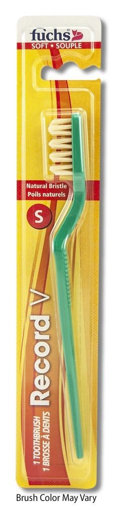 Fuchs Toothbrush Record V Natural Soft 1 Brush