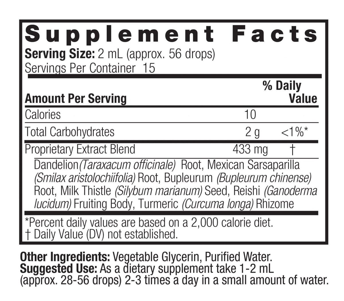 Nature's Answer Liver Tone Alcohol-Free 1 oz Liquid