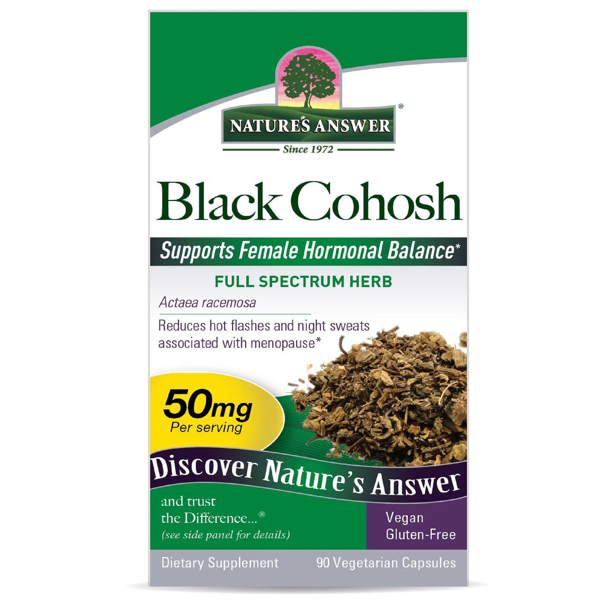 Nature's Answer Black Cohosh Root 90 Capsule