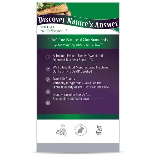 Nature's Answer Burdock Root 90 Capsule