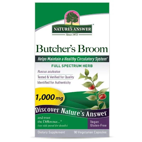 Nature's Answer Butcher's Broom Root 90 Capsule